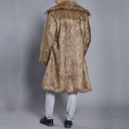 Luxus Winter-Pelzmantel Damen Warm