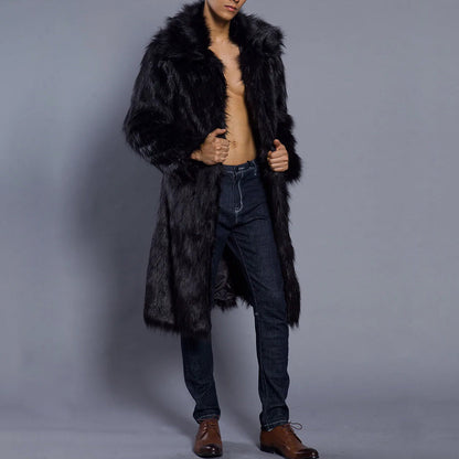 Luxus Winter-Pelzmantel Damen Warm