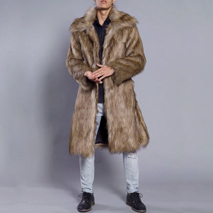 Luxus Winter-Pelzmantel Damen Warm