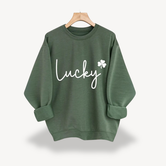 Lucky Graphic Sweatshirt für Damen | Loravelle 0