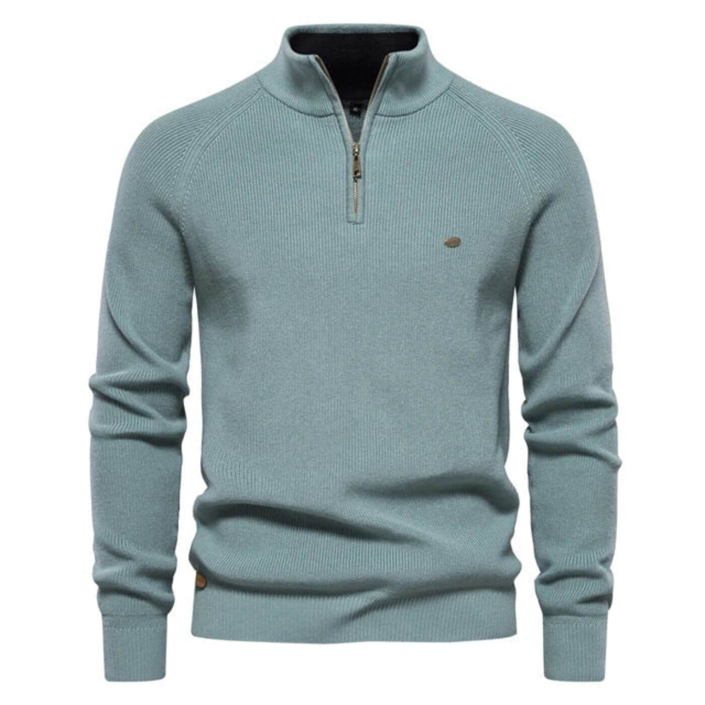 Herren Strickpullover Halbzip Frühjahr Modern - BerlinGlamour
