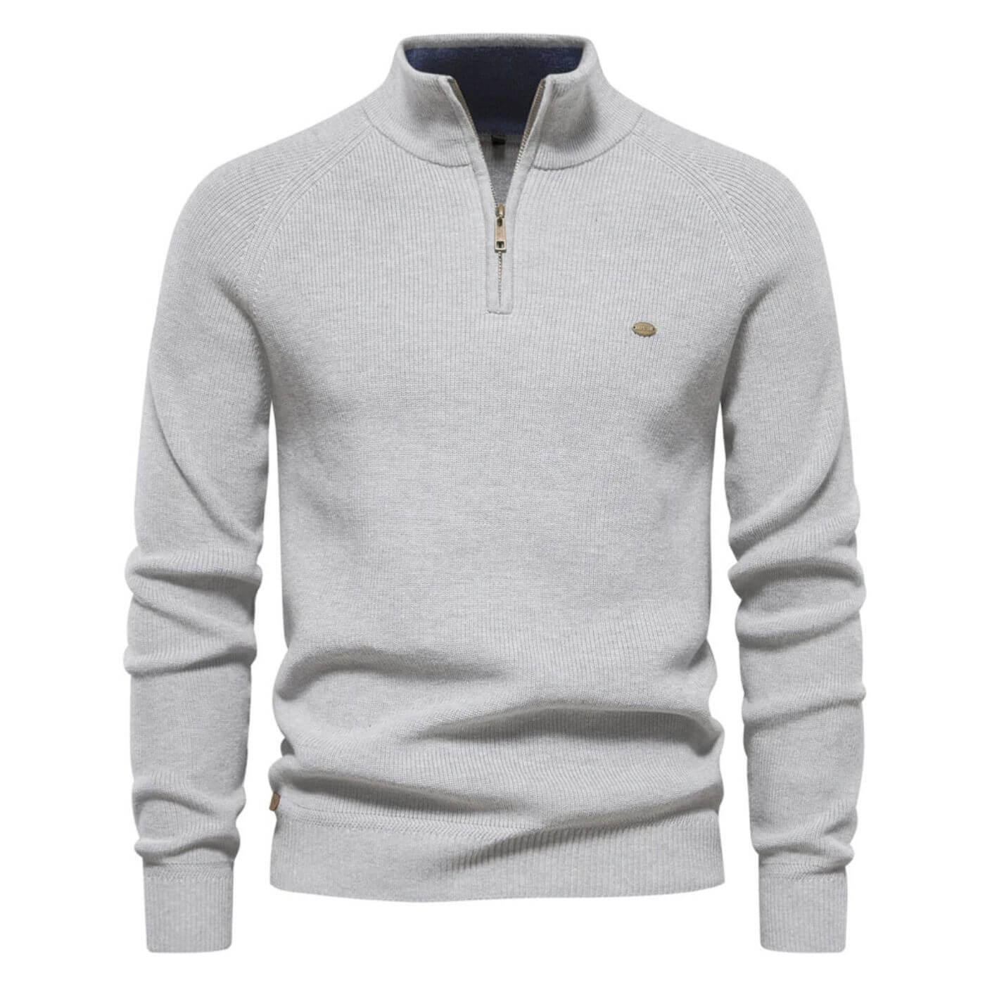 Herren Strickpullover Halbzip Frühjahr Modern