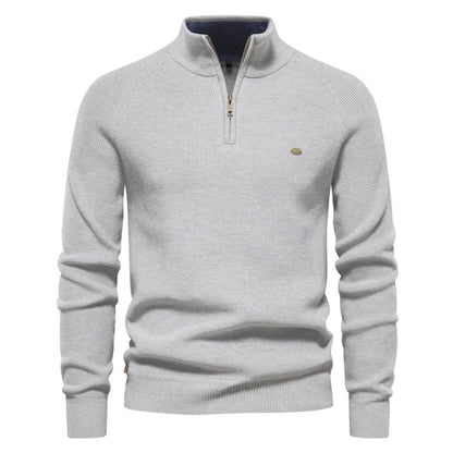 Herren Strickpullover Halbzip Frühjahr Modern