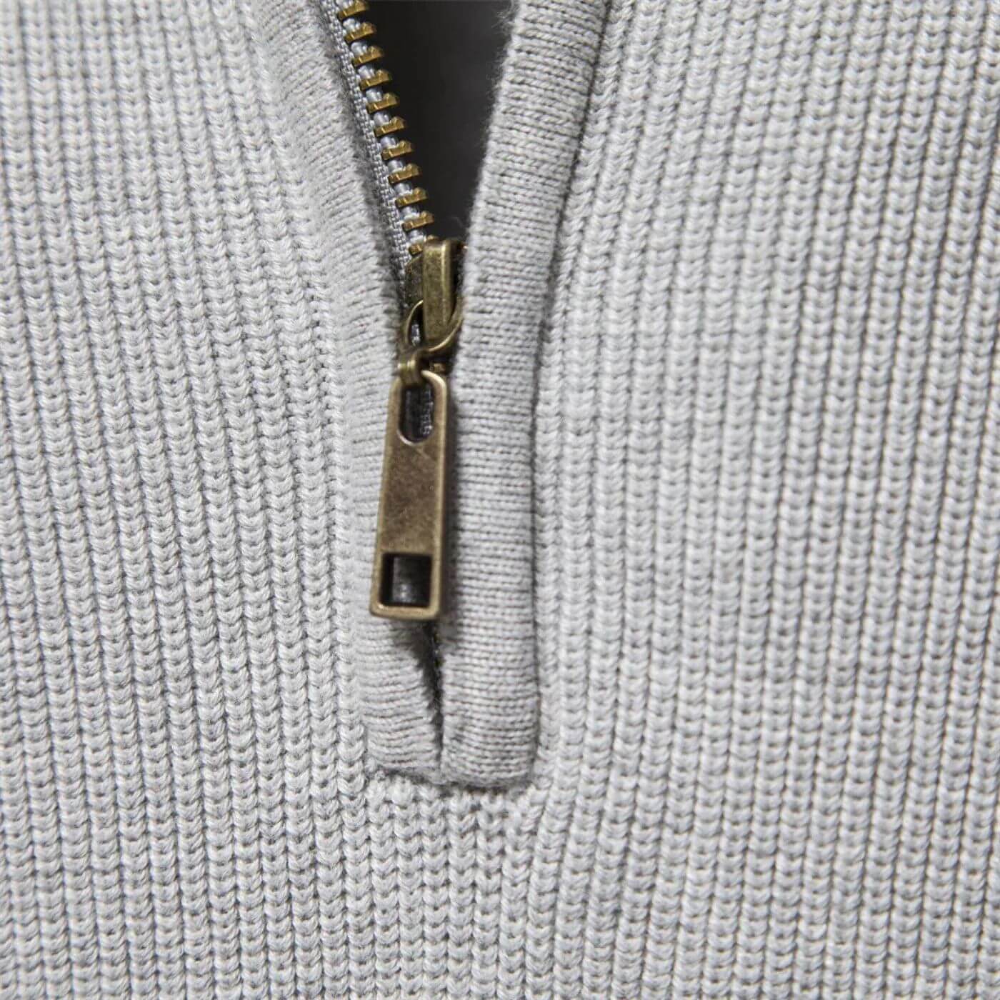 Herren Strickpullover Halbzip Frühjahr Modern