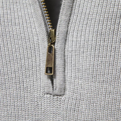 Herren Strickpullover Halbzip Frühjahr Modern