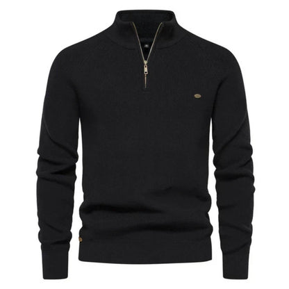 Herren Strickpullover Halbzip Frühjahr Modern
