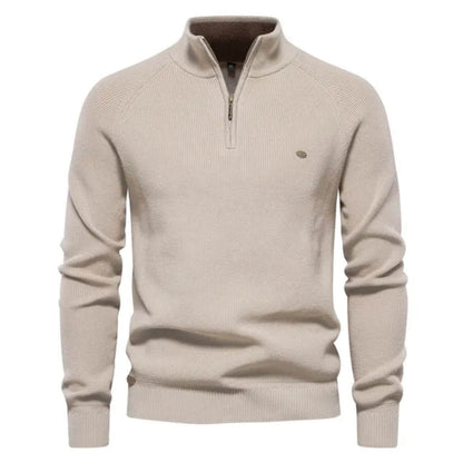 Herren Strickpullover Halbzip Frühjahr Modern