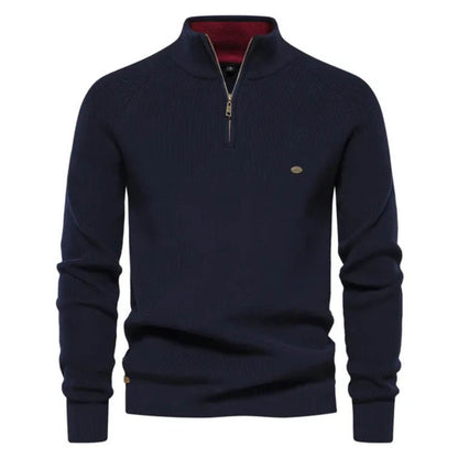 Herren Strickpullover Halbzip Frühjahr Modern