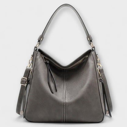 Damen Schultertasche Klassisch Elegant Leder