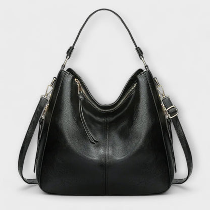 Damen Schultertasche Klassisch Elegant Leder