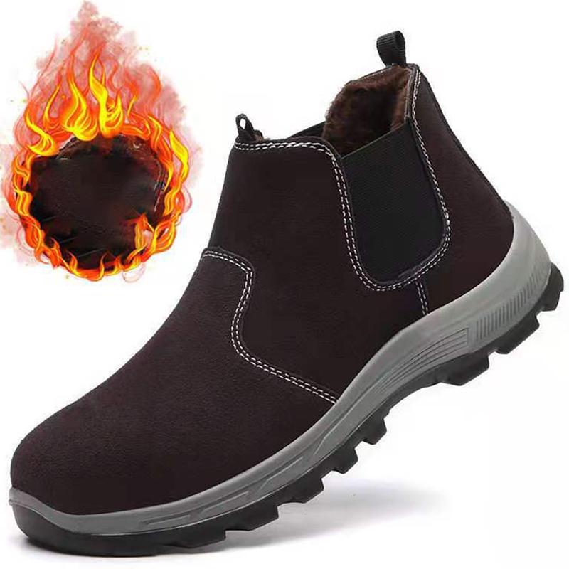 Chelsea Stiefel Warme Winterstiefel Sicherheitsschuhe Damen