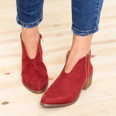Femme Serena® Stiefeletten mit sexy V-Ausschnitt