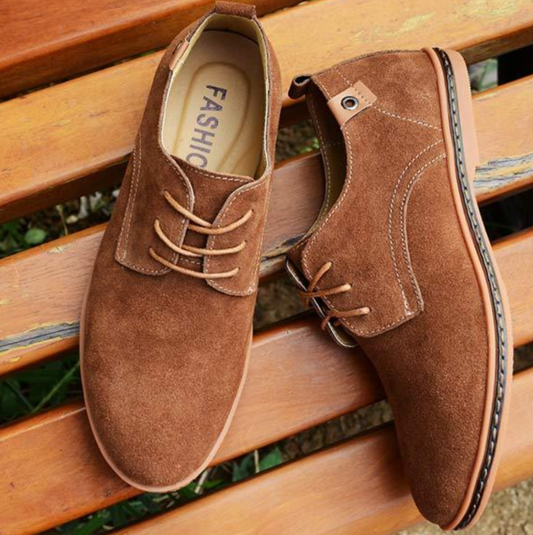 Herren Lederschuhe Classic Schwarz Stil