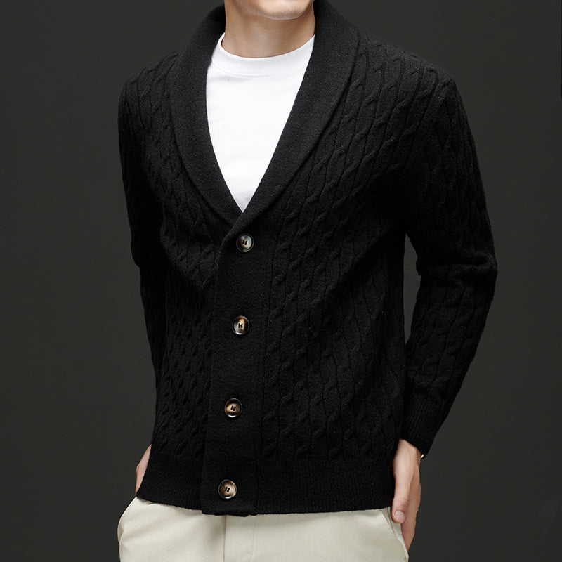 Herren Strickjacke Klassisch Elegante Qualität