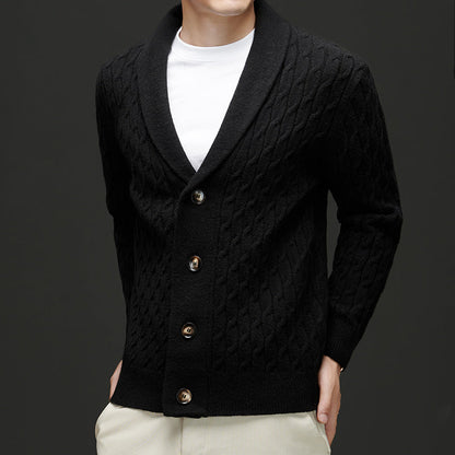 Herren Strickjacke Klassisch Elegante Qualität
