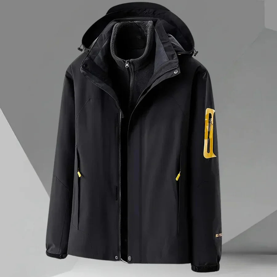 Herren Windbreaker Wasserdicht mit Kapuze