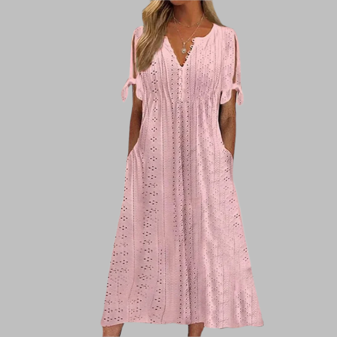 Sommerkleid Boho-Stil Elegant Midi-Länge