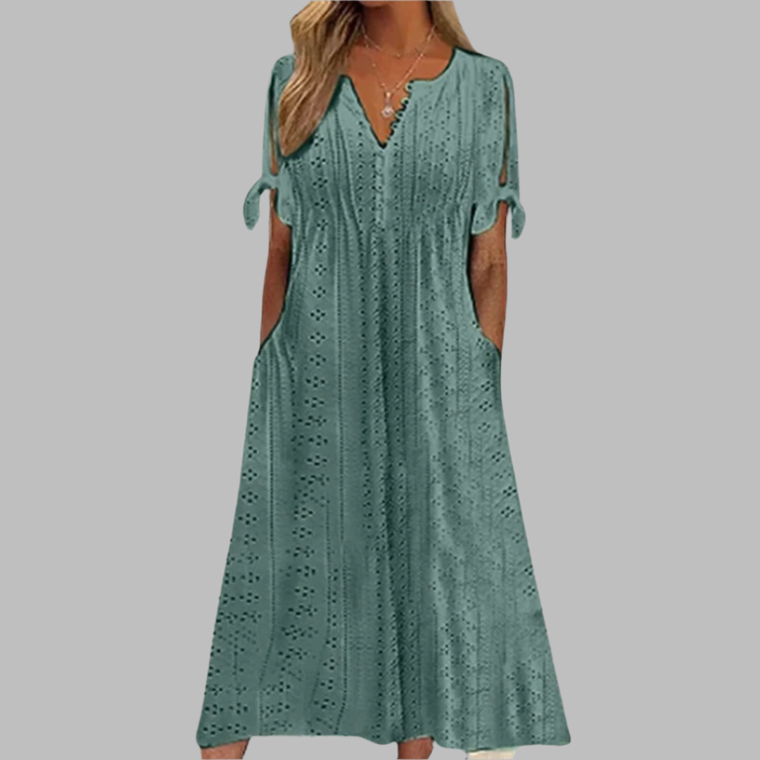 Sommerkleid Boho-Stil Elegant Midi-Länge