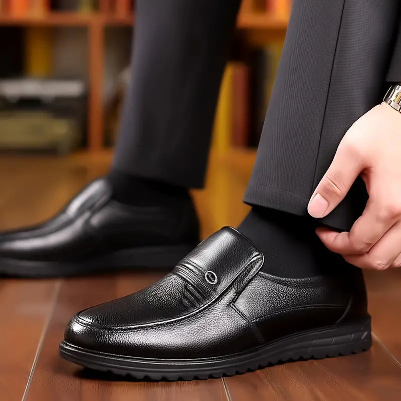 Leder Loafer Herren Schuhe Bequem Elegant