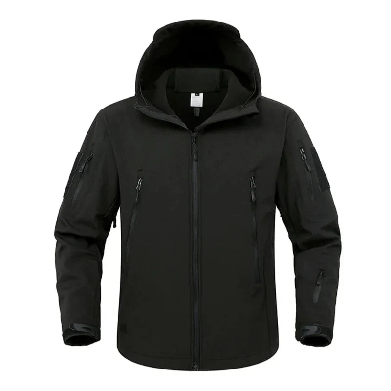 Wanderjacke Herren Wasserdicht Isoliert Fleece