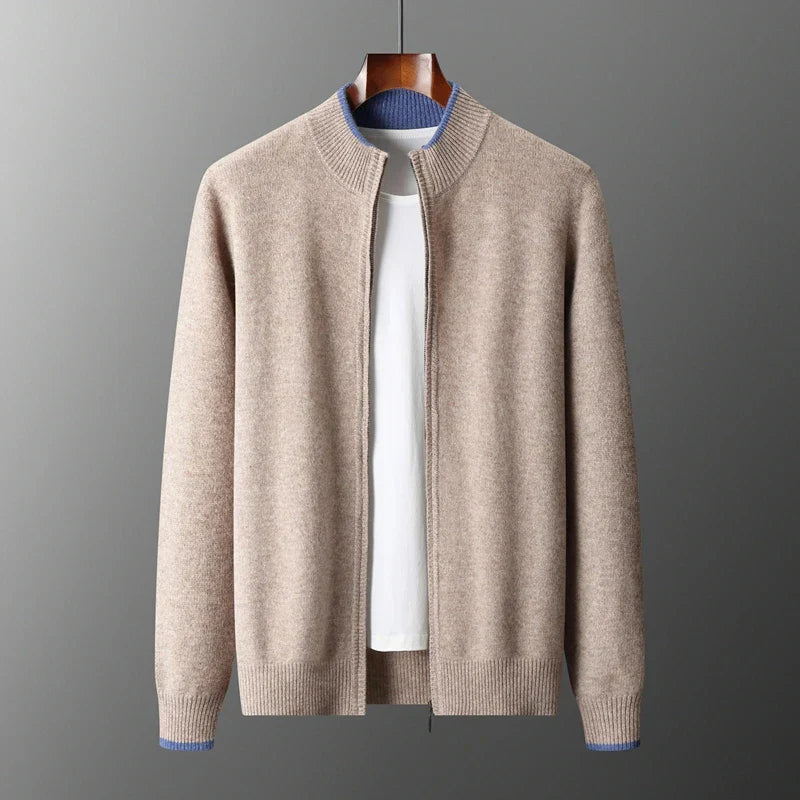 Herren Cashmere Jacke Warm Elegant Winter