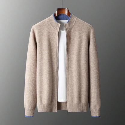 Herren Cashmere Jacke Warm Elegant Winter
