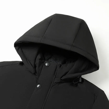Herren Winterparka Isoliert Wärme Jacke