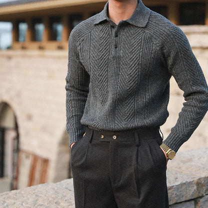 Herren Pullover Warm Lässig Oversized Winter