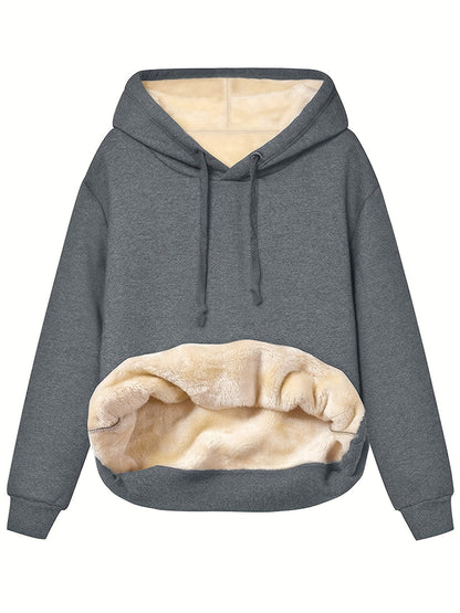Kapuzenpulli Fleece Warm Bequem