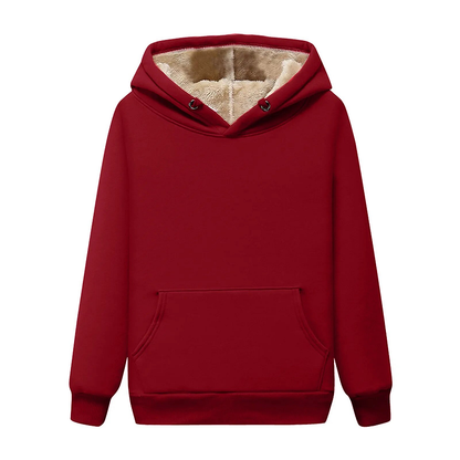 Kapuzenpulli Fleece Warm Bequem
