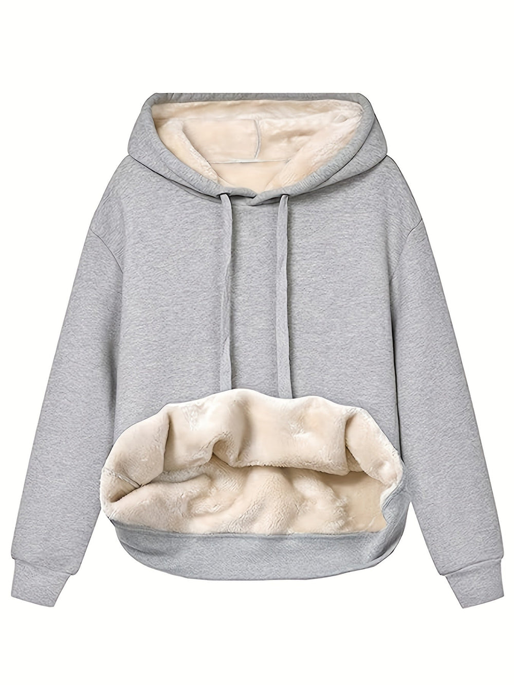 Kapuzenpulli Fleece Warm Bequem