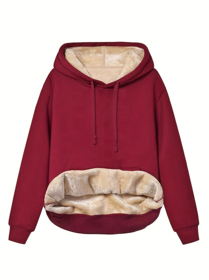 Kapuzenpulli Fleece Warm Bequem