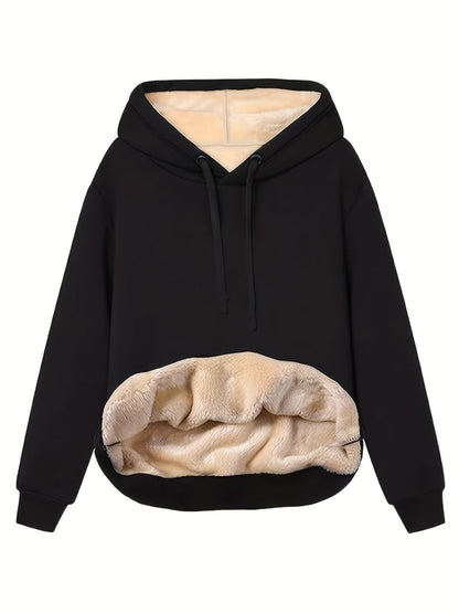 Kapuzenpulli Fleece Warm Bequem - BerlinGlamour