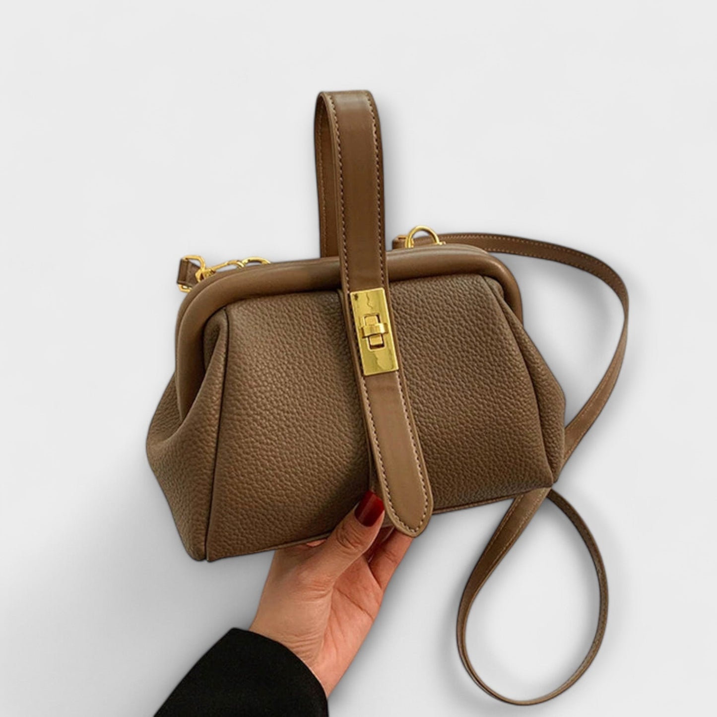 Elegante Damen Handtasche Mini Lederschmuck