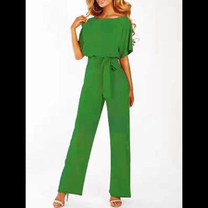 Stilvoller Jumpsuit mit Taillengürtel Figurbetont Damen