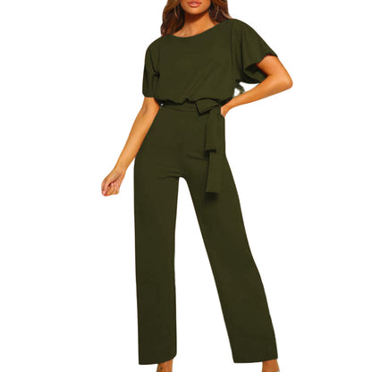 Stilvoller Jumpsuit mit Taillengürtel Figurbetont Damen