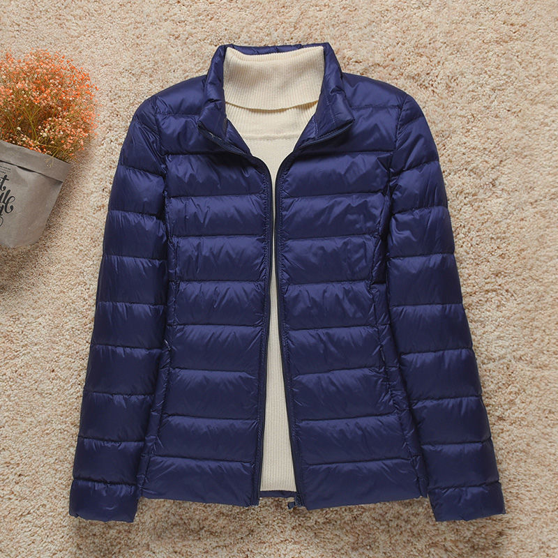 Nevira Jacke Damen dunkelblau sportlich chic
