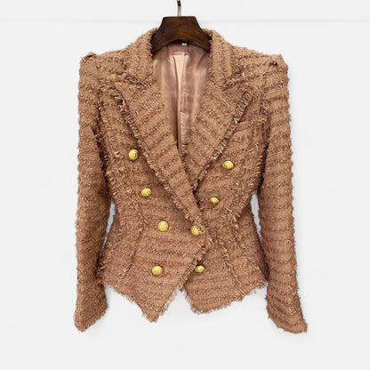 Maison Dresson | Damen-Tweed-Blazer – Slim Fit mit Quastenfransen 10