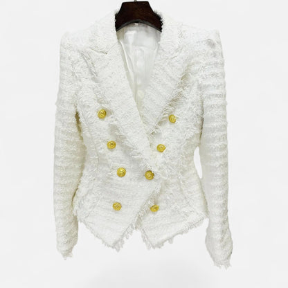 Maison Dresson | Damen-Tweed-Blazer – Slim Fit mit Quastenfransen 9
