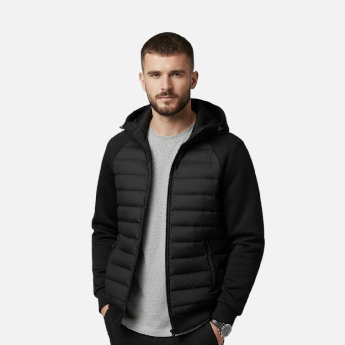 Maison Dresson | Daunenjacke mit Kapuze für Herren – gespleißter Steppstil 1