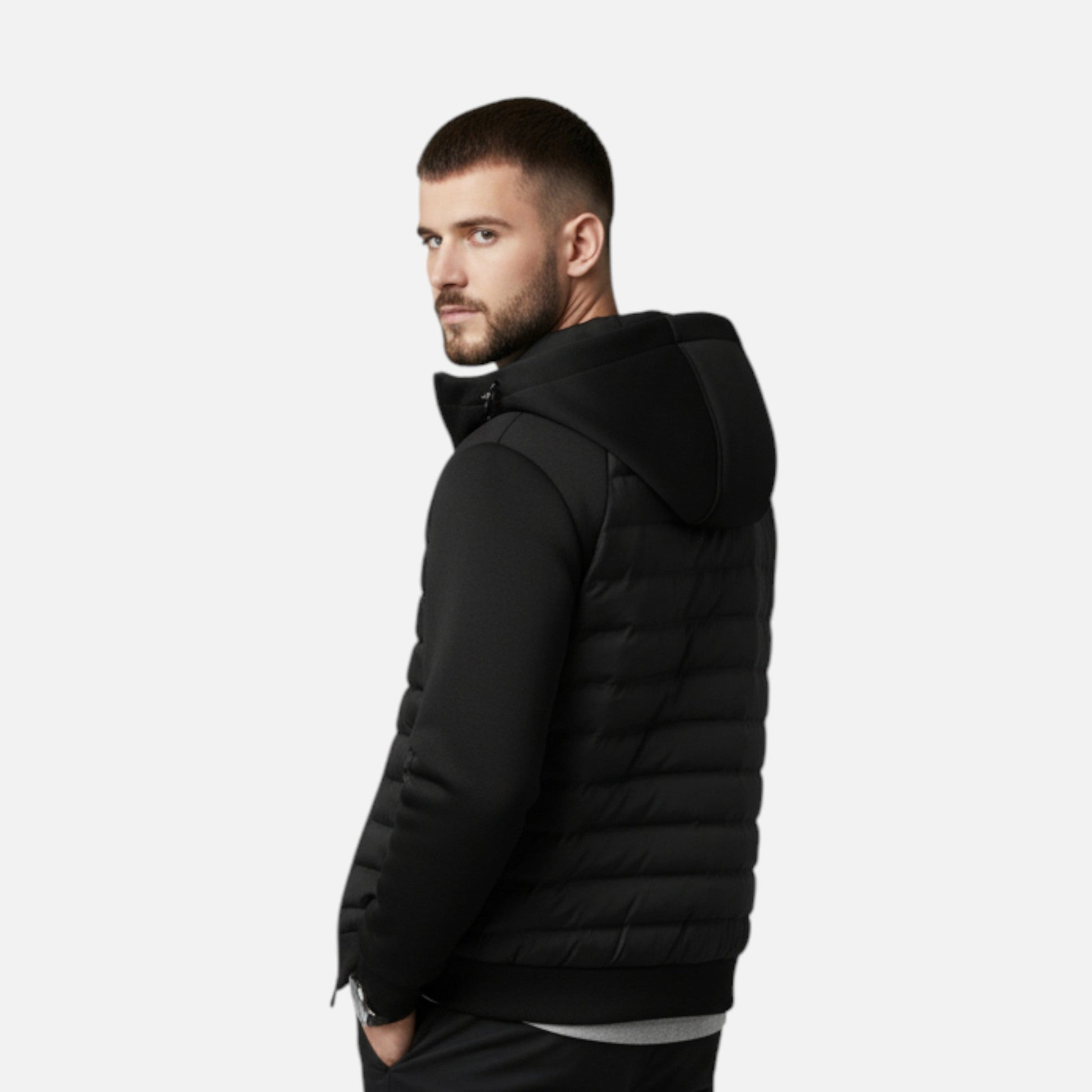 Maison Dresson | Daunenjacke mit Kapuze für Herren – gespleißter Steppstil 3
