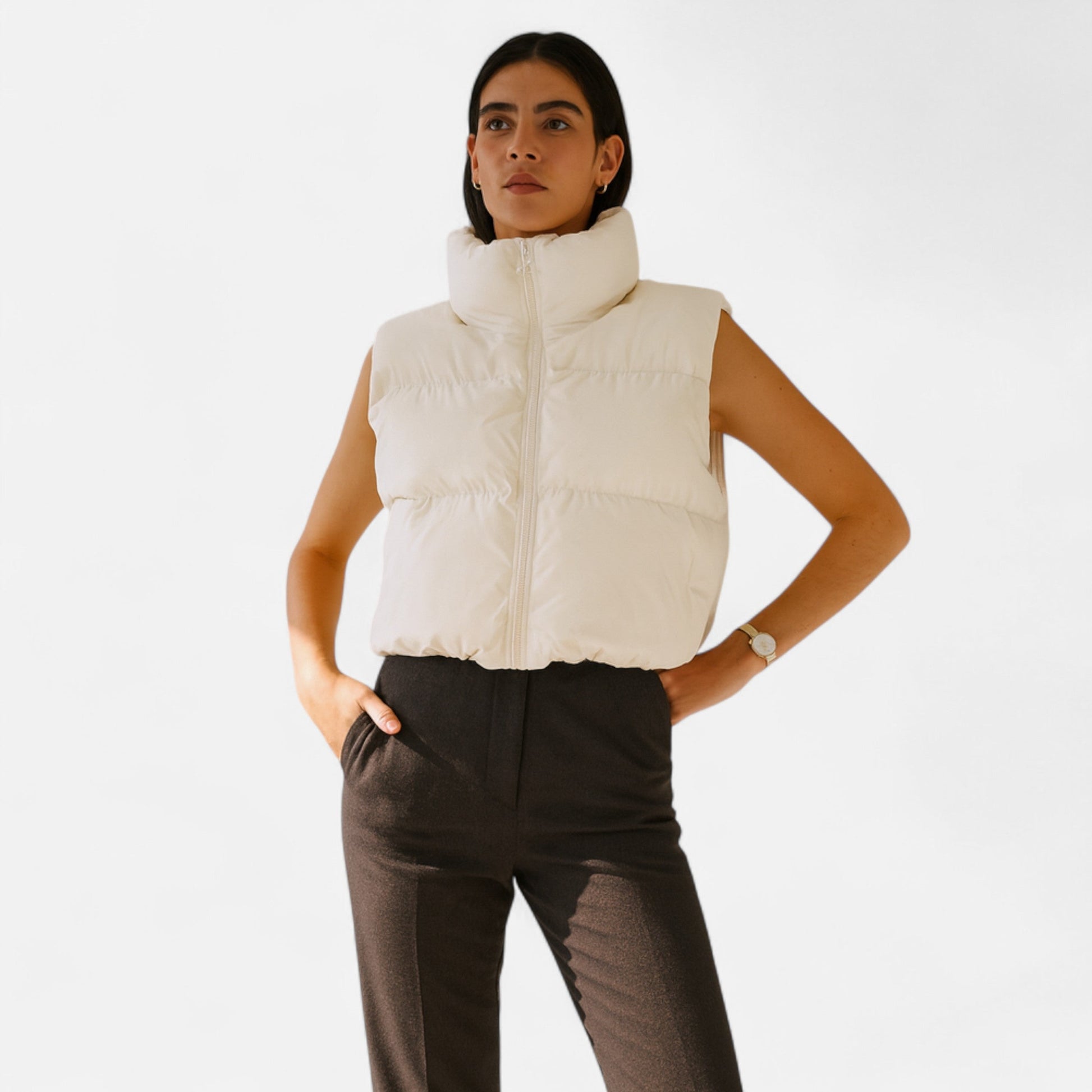 Maison Dresson | Elegante Winterweste mit hoher Taille für Damen 8