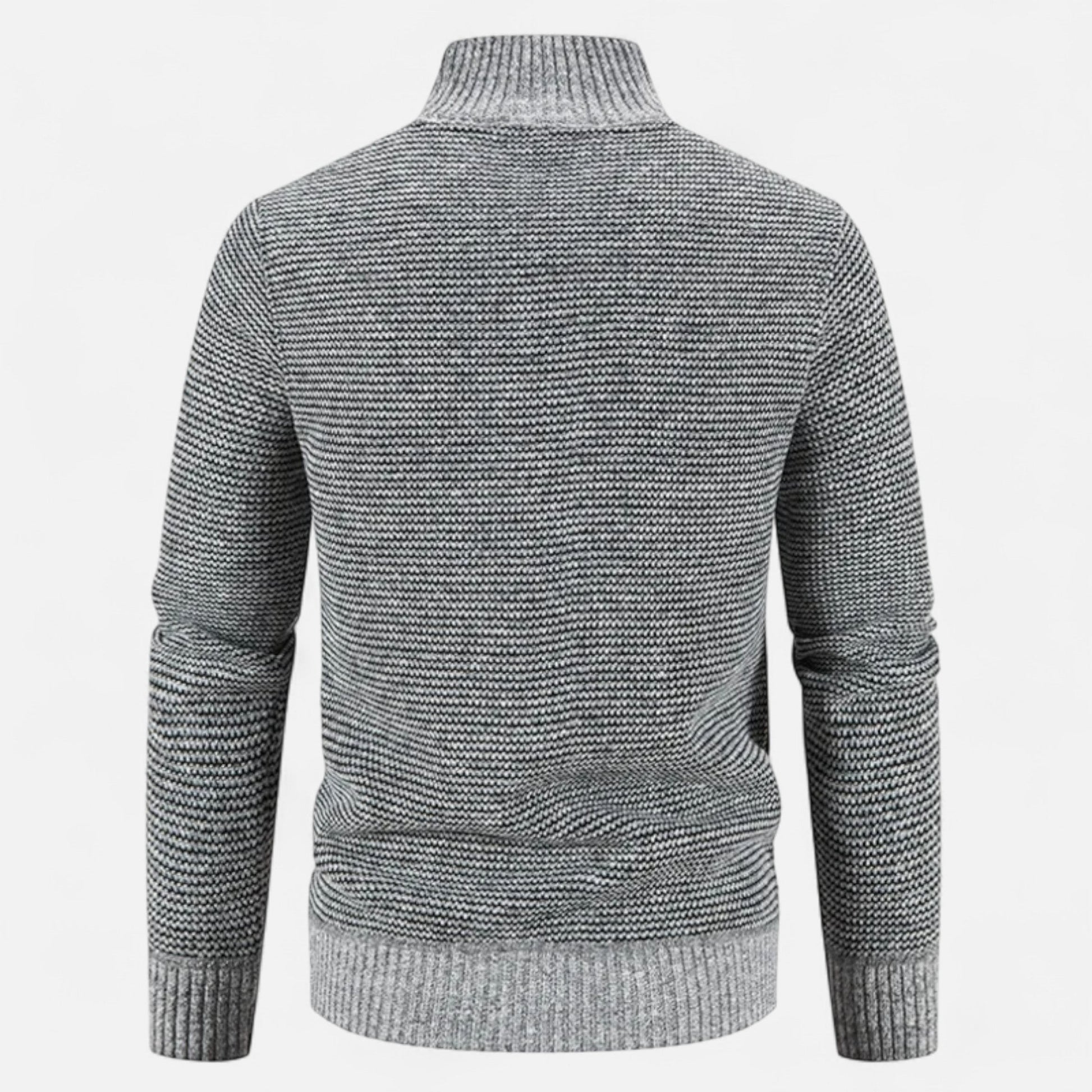 Maison Dresson | Fleece-Patchworkjacke mit Stehkragen für Herren 4
