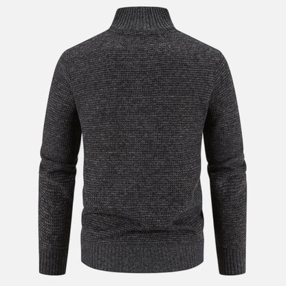 Maison Dresson | Fleece-Patchworkjacke mit Stehkragen für Herren 7