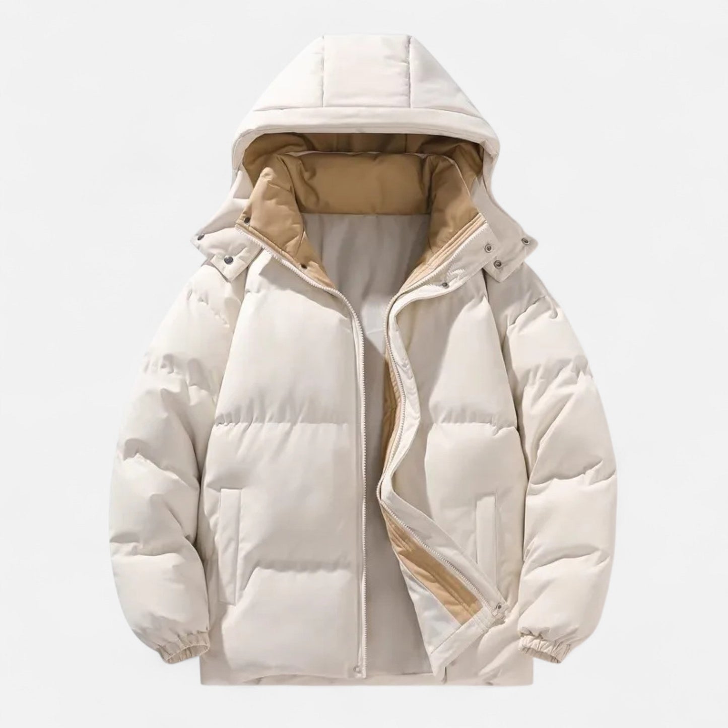Maison Dresson | Gefütterte Herrenjacke mit abnehmbarer Kapuze 0