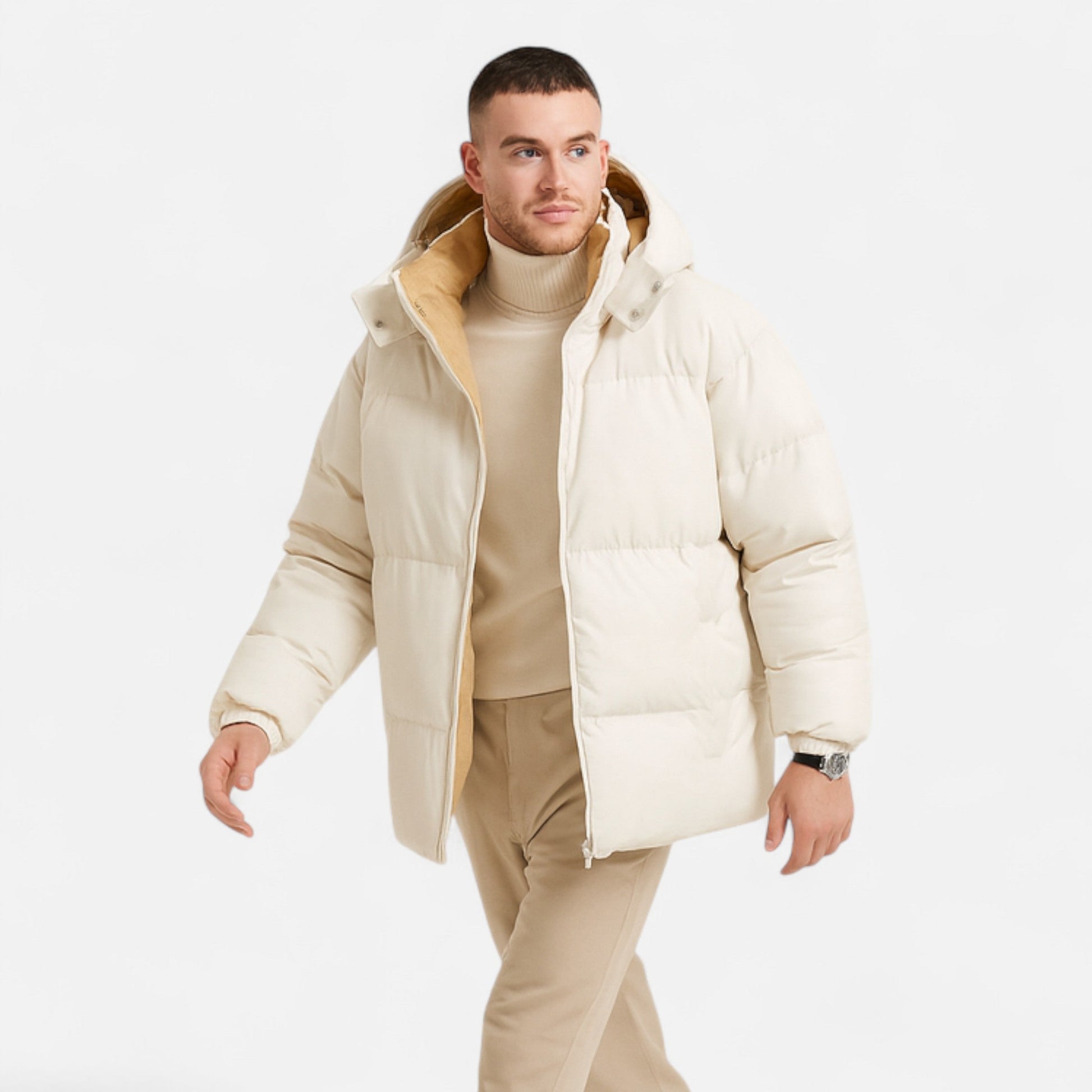 Maison Dresson | Gefütterte Herrenjacke mit abnehmbarer Kapuze 1