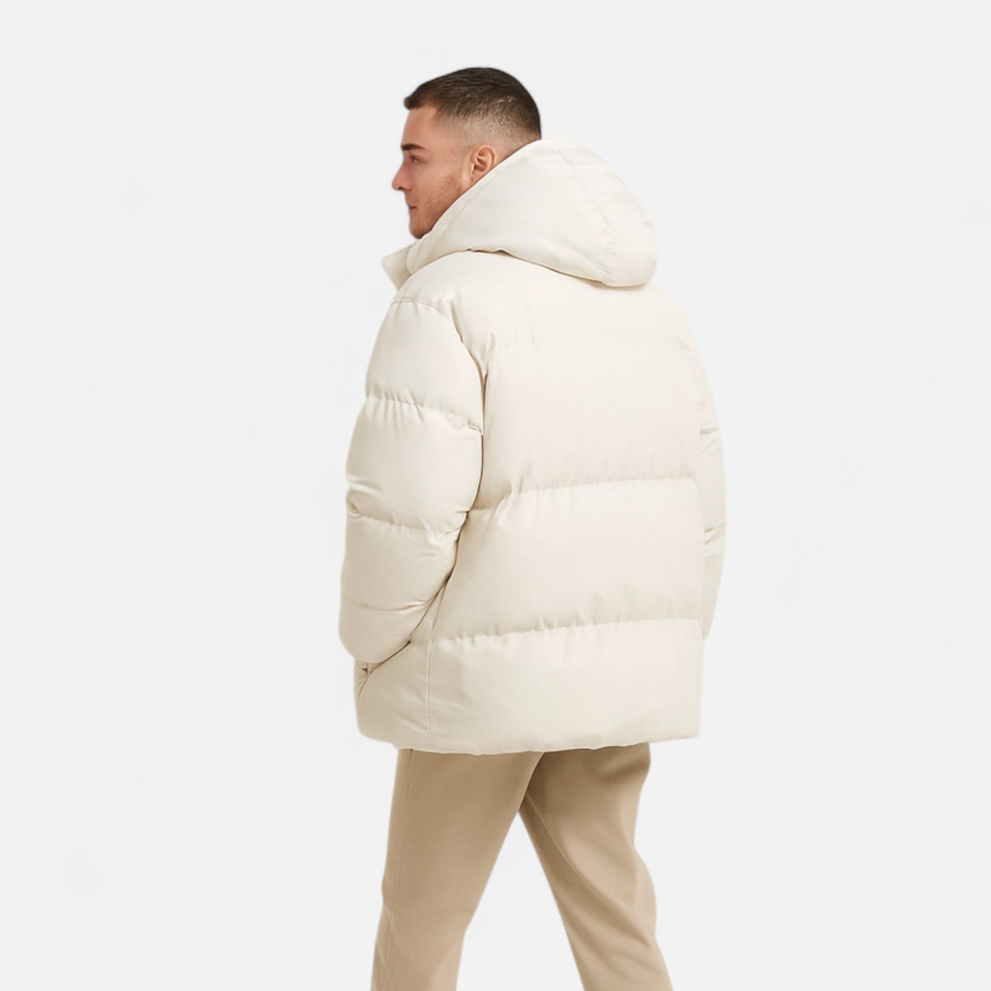 Maison Dresson | Gefütterte Herrenjacke mit abnehmbarer Kapuze 3