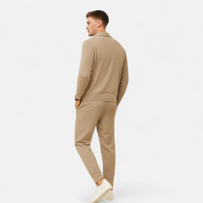 Maison Dresson | Herren-Business-Pullover aus Wolle und Kaschmir mit Reißverschluss 1