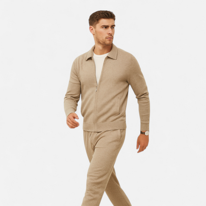 Maison Dresson | Herren-Business-Pullover aus Wolle und Kaschmir mit Reißverschluss 2