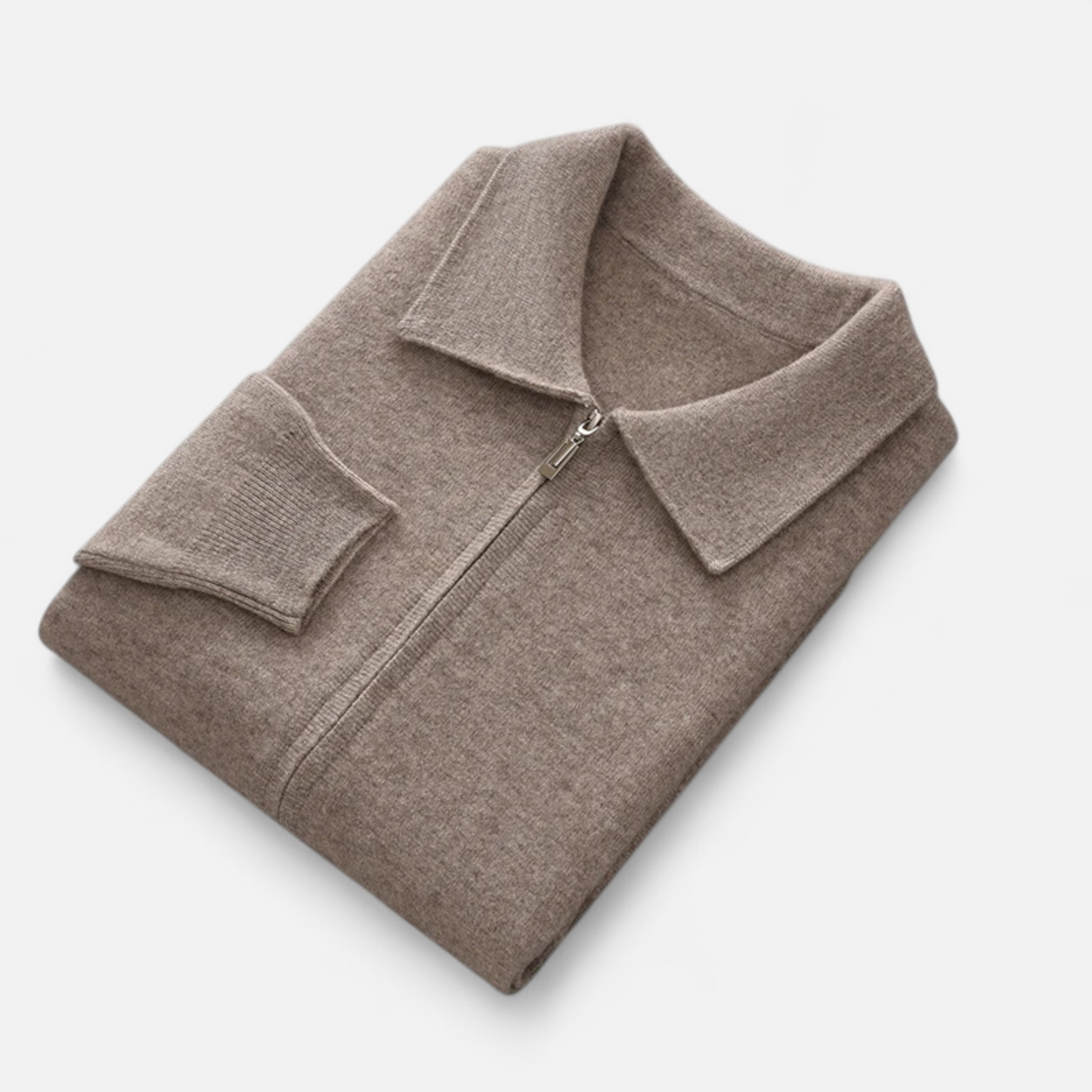 Maison Dresson | Herren-Business-Pullover aus Wolle und Kaschmir mit Reißverschluss 3